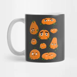 Pumpkin Heads - Halloween Spooky Illustration Mug